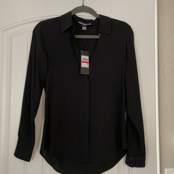 Karl Lagerfeld Tops - Karl Lagerfeld Blouse